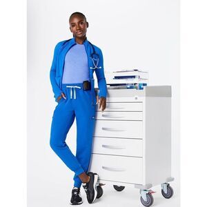 Figs Zamora Jogger Pants High Waisted Scrubs, Royal Blue Women’s XXL / P